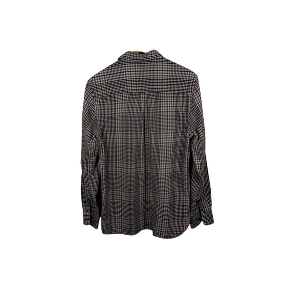 Topman Men’s Micro Plaid Button Down Shirt Multicolor Size M - Picture 6 of 8